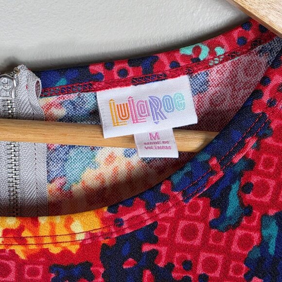 LuLaRoe Amelia Digital Floral Dress With Pockets - Picture 3 of 7